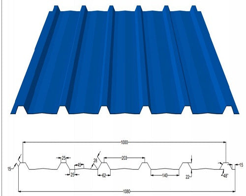 Roofing & Cladding Sheets - PPGL/PPGI Colour Coated & Bare