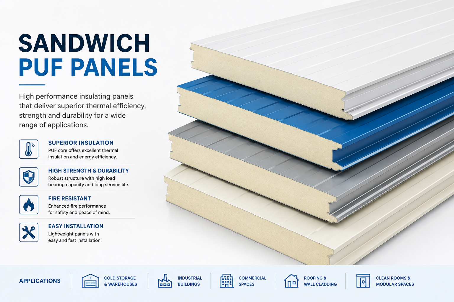 Sandwich PUF Panels